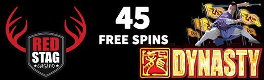 45 free spins red stag casino